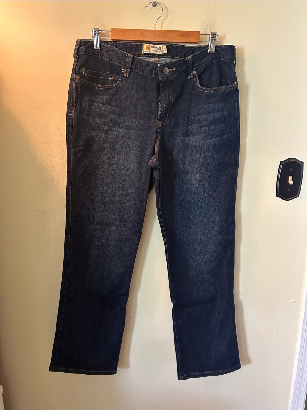 Carhartt Original Fit Straight Leg Blaine Jeans Size 12 Short